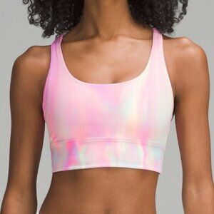 Lululemon Long Line Energy Bra Multi Size 6